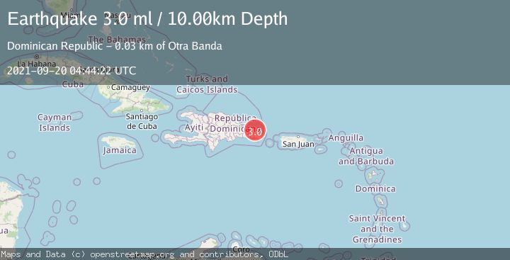 Map of DOMINICAN REPUBLIC