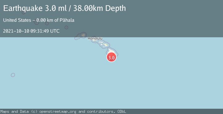 Map of ISLAND OF HAWAII, HAWAII
