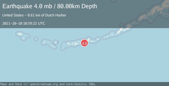 Map of ANDREANOF ISLANDS, ALEUTIAN IS.