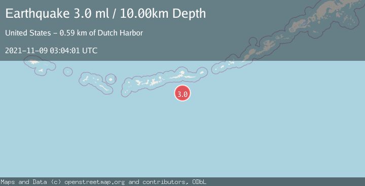 Map of ANDREANOF ISLANDS, ALEUTIAN IS.