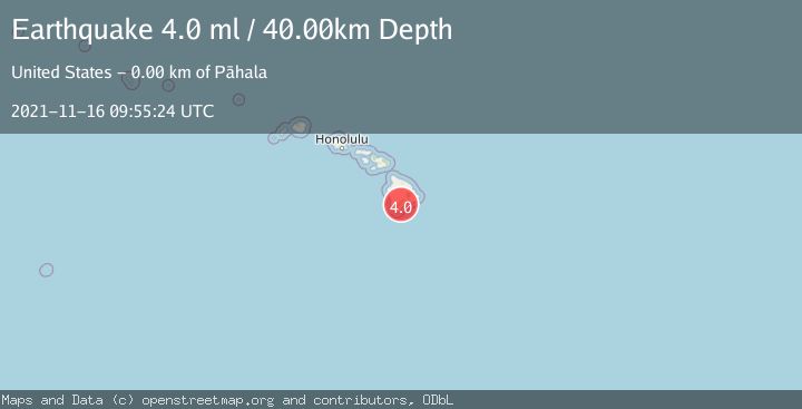 Map of ISLAND OF HAWAII, HAWAII