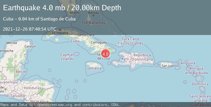 Map of CUBA REGION