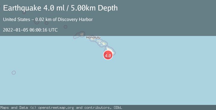 Map of ISLAND OF HAWAII, HAWAII