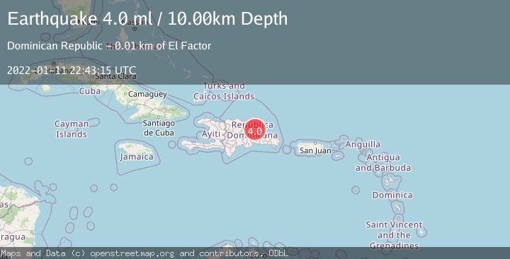 Map of DOMINICAN REPUBLIC