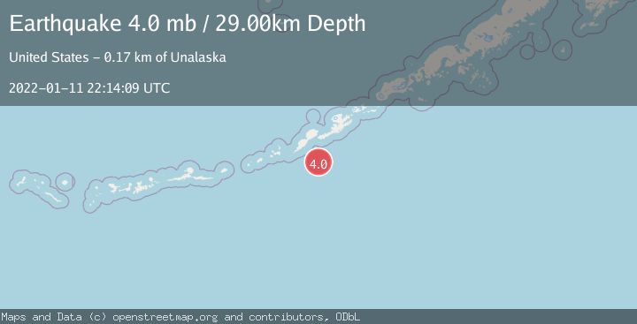 Map of FOX ISLANDS, ALEUTIAN ISLANDS