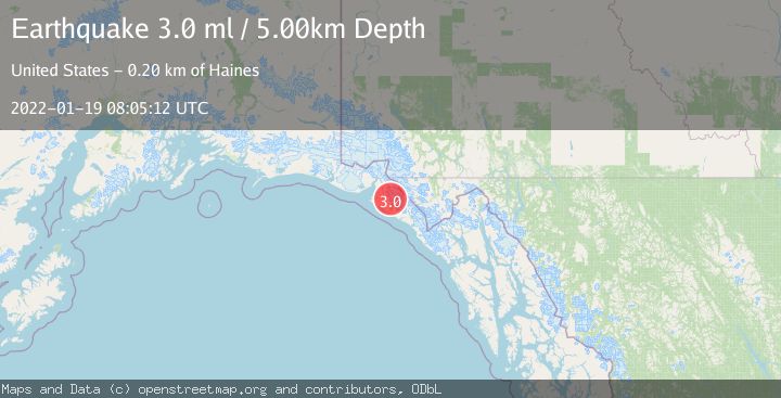 Map of SOUTHEASTERN ALASKA