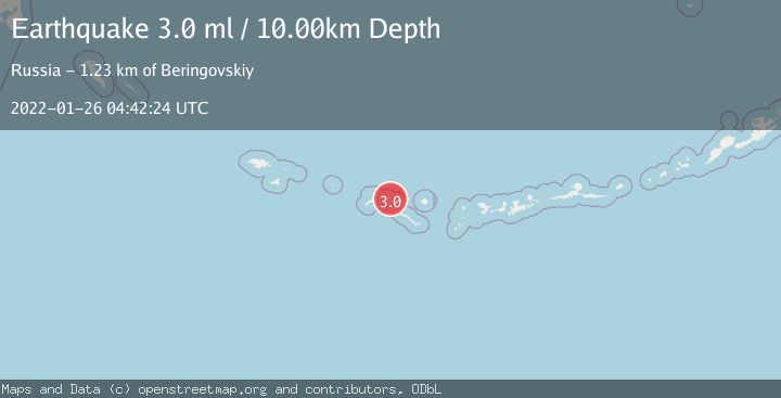 Map of RAT ISLANDS, ALEUTIAN ISLANDS