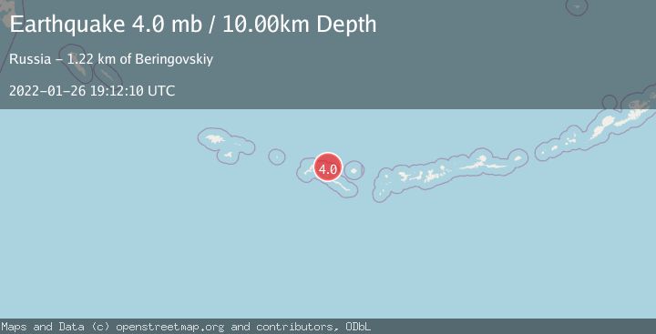 Map of RAT ISLANDS, ALEUTIAN ISLANDS