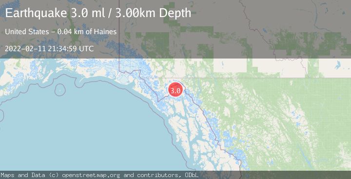 Map of SOUTHEASTERN ALASKA