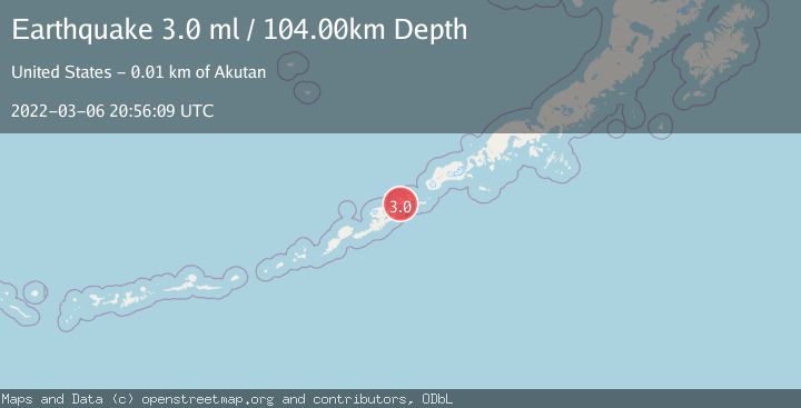 Map of FOX ISLANDS, ALEUTIAN ISLANDS