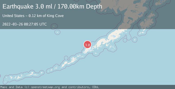 Map of UNIMAK ISLAND REGION, ALASKA