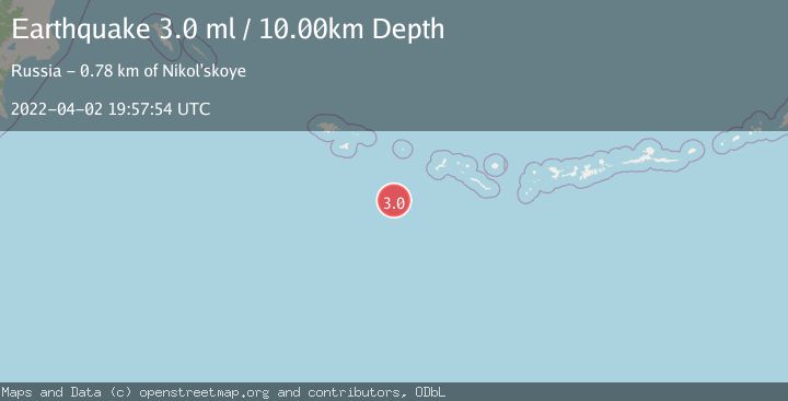 Map of RAT ISLANDS, ALEUTIAN ISLANDS