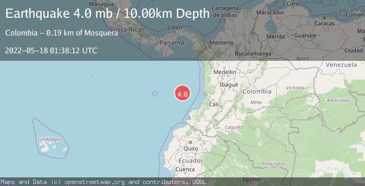 Map of SOUTH OF PANAMA