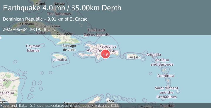 Map of DOMINICAN REPUBLIC