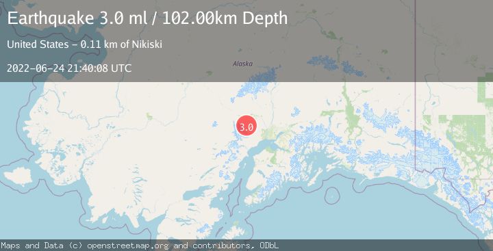 Map of SOUTHERN ALASKA