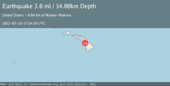 Map of MAUI REGION, HAWAII