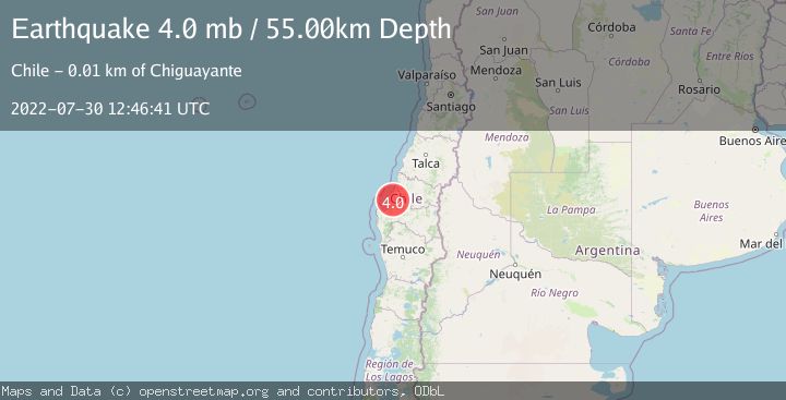 Map of BIO-BIO, CHILE
