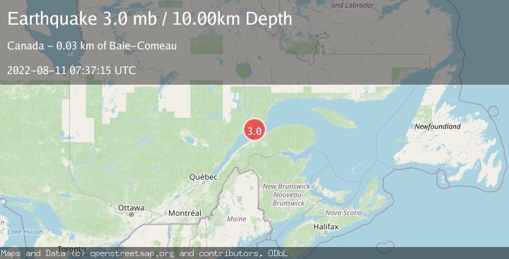 Map of ST. LAWRENCE VALLEY REG., CANADA