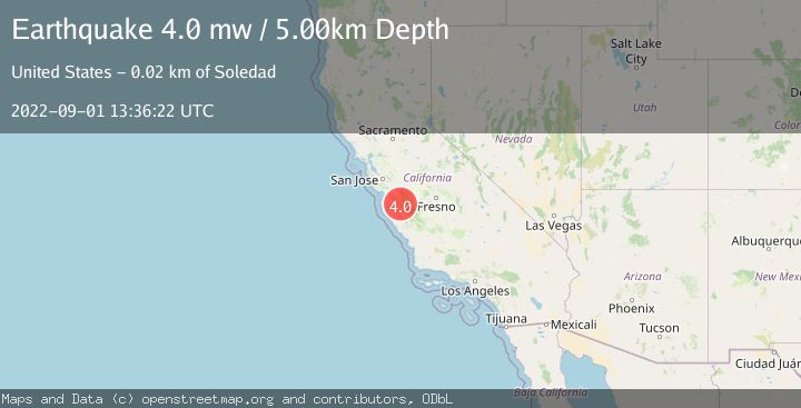 Map of CENTRAL CALIFORNIA