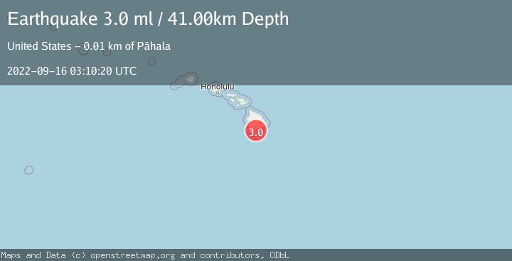 Map of ISLAND OF HAWAII, HAWAII