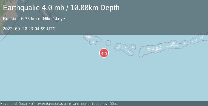 Map of RAT ISLANDS, ALEUTIAN ISLANDS