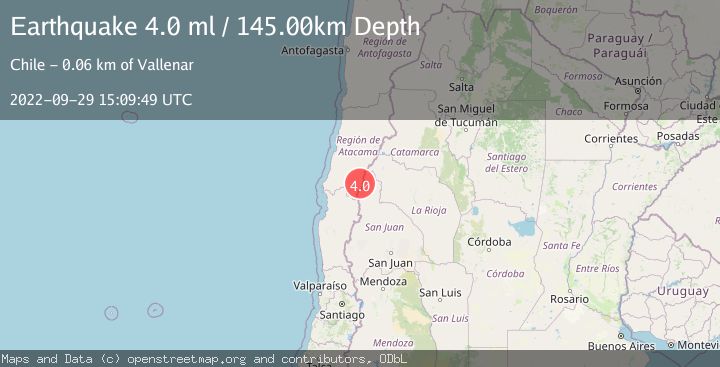 Map of ATACAMA, CHILE