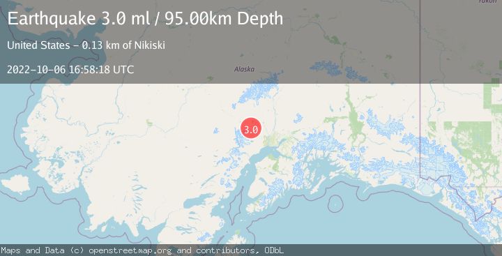 Map of SOUTHERN ALASKA