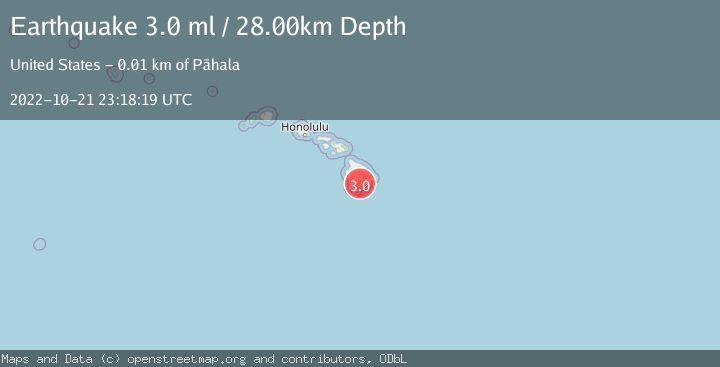 Map of ISLAND OF HAWAII, HAWAII