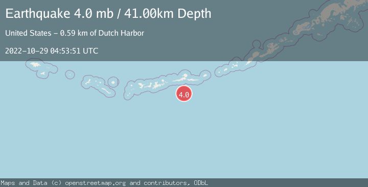 Map of ANDREANOF ISLANDS, ALEUTIAN IS.