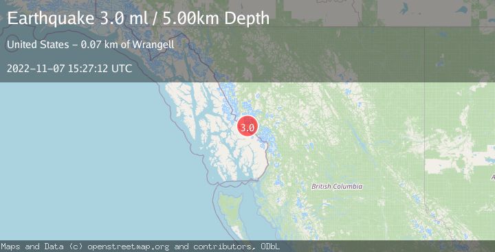 Map of SOUTHEASTERN ALASKA