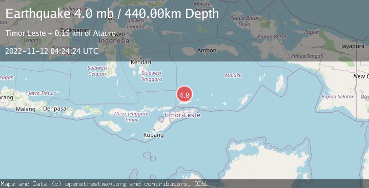 Map of KEPULAUAN BARAT DAYA, INDONESIA