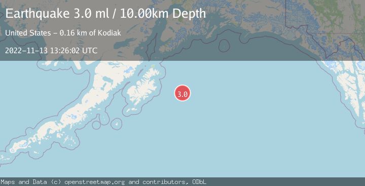 Map of GULF OF ALASKA