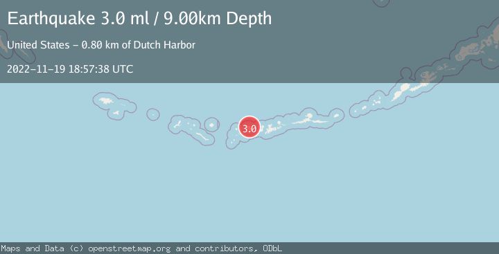 Map of ANDREANOF ISLANDS, ALEUTIAN IS.