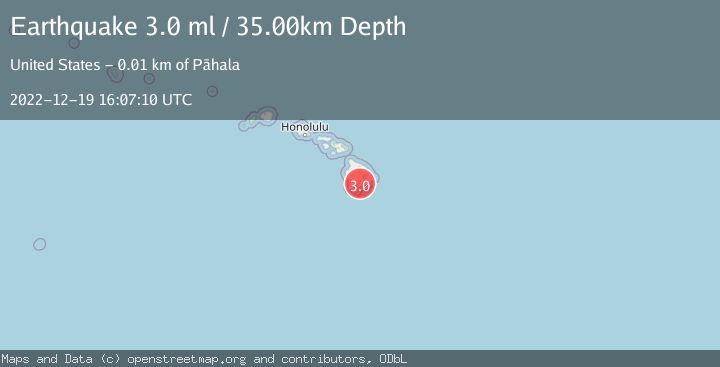Map of ISLAND OF HAWAII, HAWAII