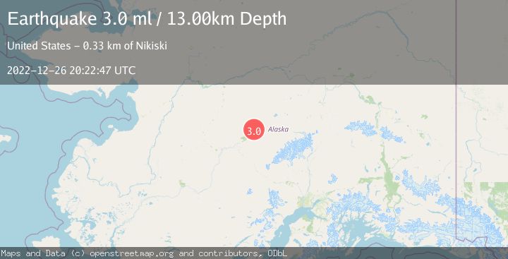 Map of CENTRAL ALASKA