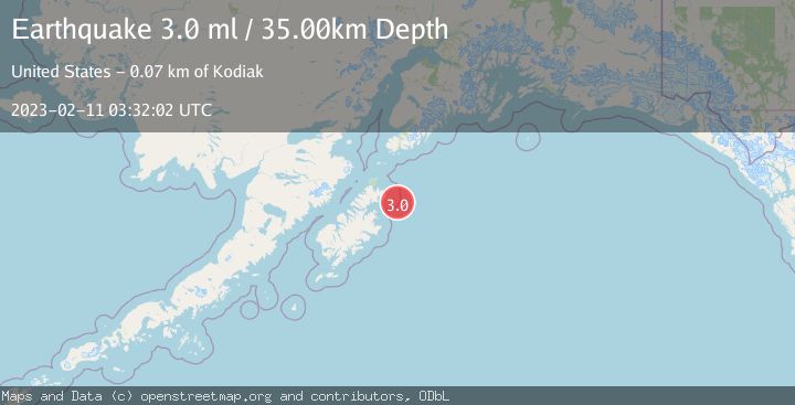 Map of KODIAK ISLAND REGION, ALASKA