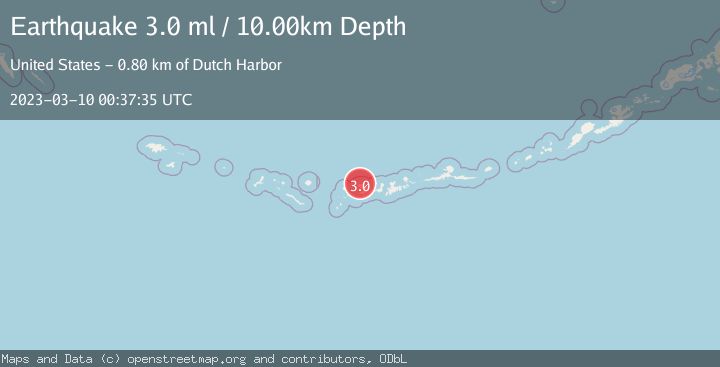 Map of ANDREANOF ISLANDS, ALEUTIAN IS.