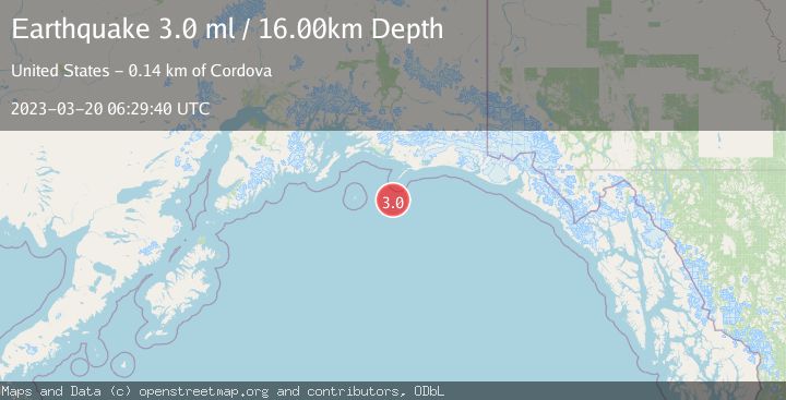 Map of GULF OF ALASKA