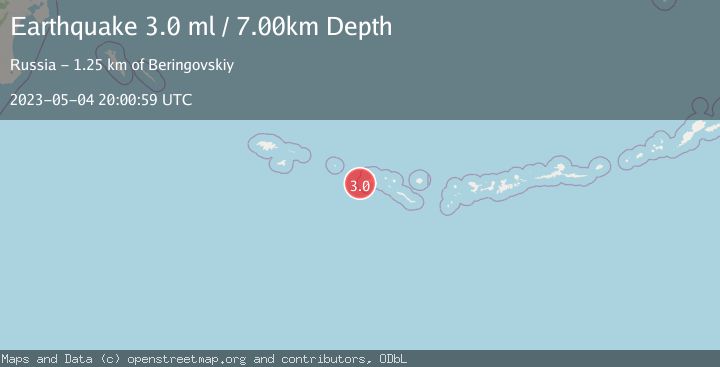 Map of RAT ISLANDS, ALEUTIAN ISLANDS