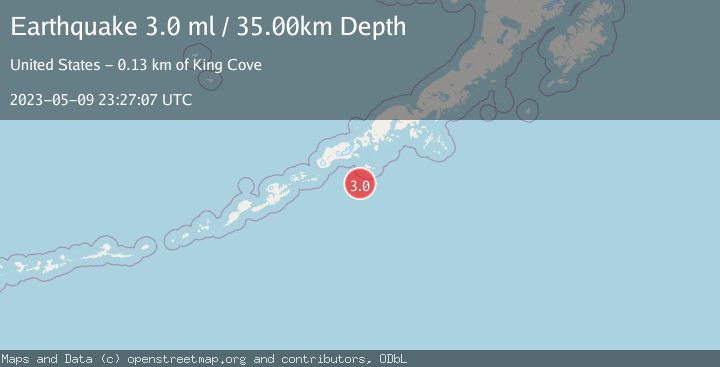 Map of UNIMAK ISLAND REGION, ALASKA
