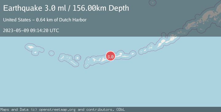 Map of ANDREANOF ISLANDS, ALEUTIAN IS.