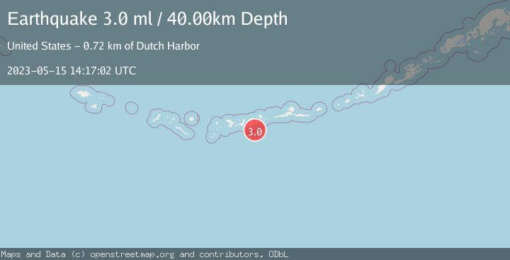 Map of ANDREANOF ISLANDS, ALEUTIAN IS.