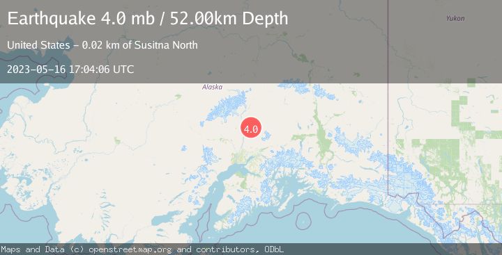 Map of CENTRAL ALASKA