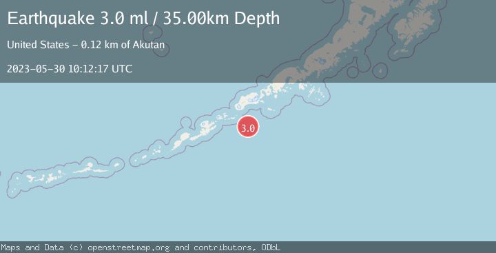 Map of UNIMAK ISLAND REGION, ALASKA