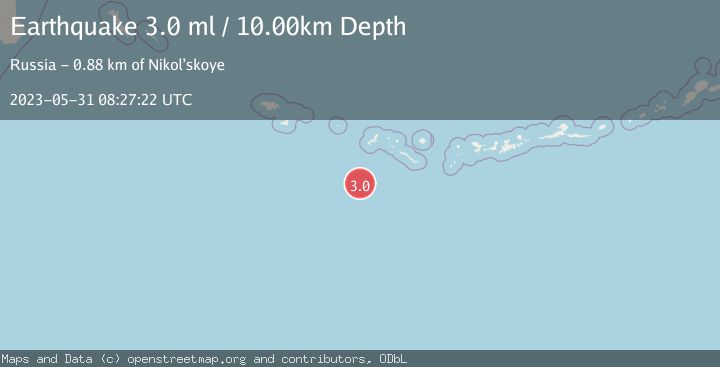 Map of RAT ISLANDS, ALEUTIAN ISLANDS