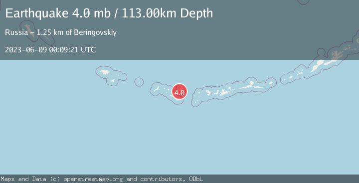 Map of RAT ISLANDS, ALEUTIAN ISLANDS
