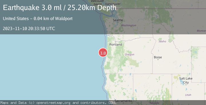 Map of OFFSHORE OREGON
