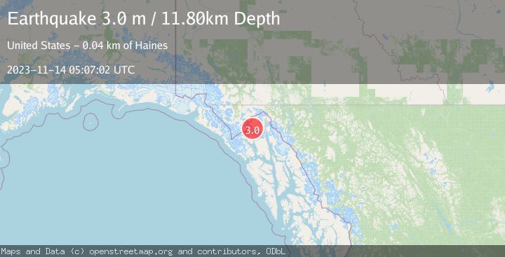 Map of SOUTHEASTERN ALASKA