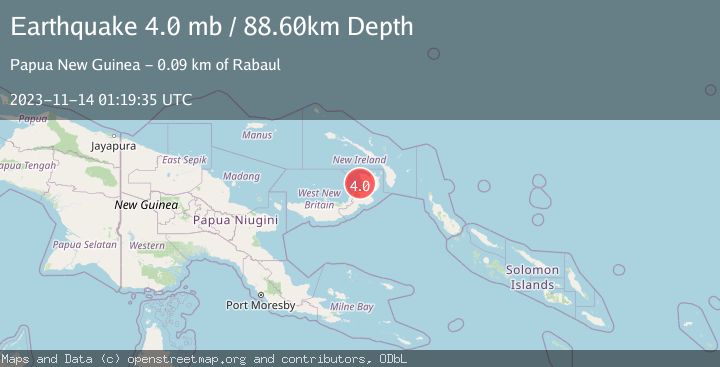 Map of NEW BRITAIN REGION, P.N.G.