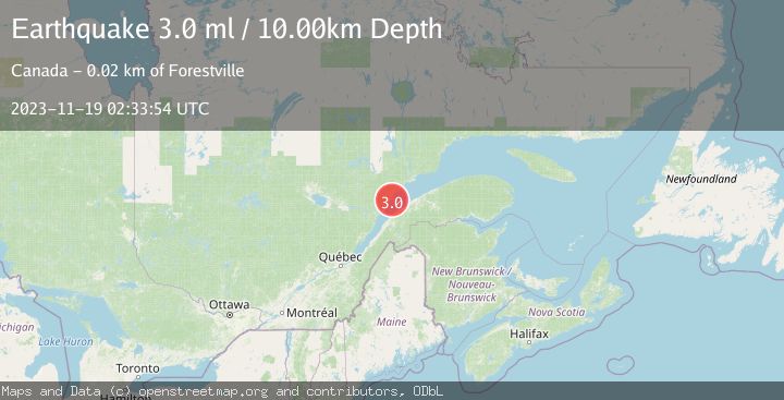 Map of ST. LAWRENCE VALLEY REG., CANADA
